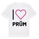 Jag älskar Prüm t-shirt stort tryck