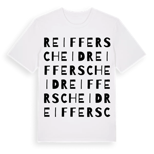 Reifferscheid ordlek t-shirt – ekologisk bomull t-shirt från Pinshirt