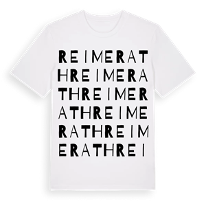 Reimerath ordlek t-shirt – ekologisk bomull t-shirt från Pinshirt