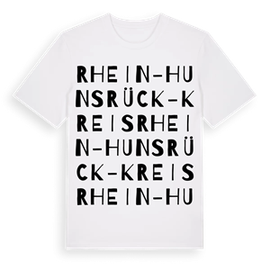 Rhein-Hunsrück-Kreis ordlek t-shirt – ekologisk bomull t-shirt från Pinshirt