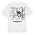 Rhein-Pfalz-Kreis karta t-shirt
