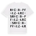 Rhein-Pfalz-Kreis ordlek t-shirt