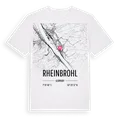 Rheinbrohl karta t-shirt