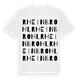 Rheinbrohl ordlek t-shirt