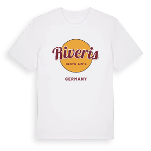 Riveris cirkel t-shirt – ekologisk bomull t-shirt från Pinshirt