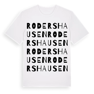 Rodershausen ordlek t-shirt – ekologisk bomull t-shirt från Pinshirt