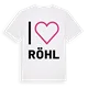 Jag älskar Röhl t-shirt stort tryck
