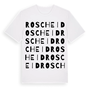 Roscheid ordlek t-shirt – ekologisk bomull t-shirt från Pinshirt