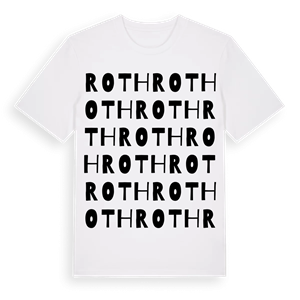 Roth ordlek t-shirt – ekologisk bomull t-shirt från Pinshirt