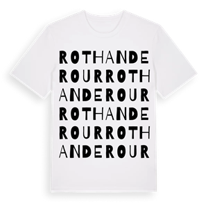 Roth an der Our ordlek t-shirt – ekologisk bomull t-shirt från Pinshirt