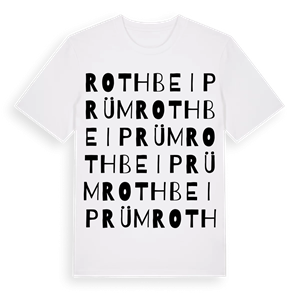 Roth bei Prüm ordlek t-shirt – ekologisk bomull t-shirt från Pinshirt