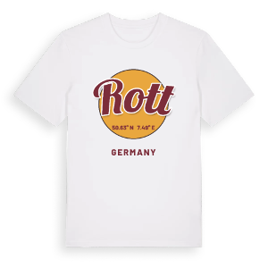 Rott cirkel t-shirt – ekologisk bomull t-shirt från Pinshirt