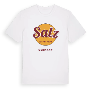 Salz cirkel t-shirt – ekologisk bomull t-shirt från Pinshirt