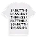 Sankt Thomas ordlek t-shirt