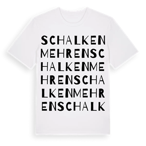 Schalkenmehren ordlek t-shirt – ekologisk bomull t-shirt från Pinshirt