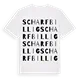 Scharfbillig ordlek t-shirt