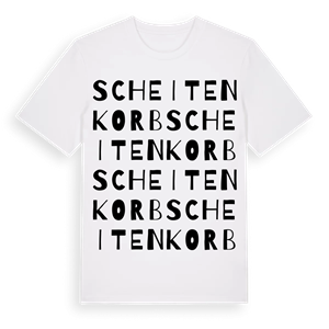 Scheitenkorb ordlek t-shirt – ekologisk bomull t-shirt från Pinshirt