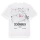 Schönbach karta t-shirt