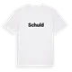 Schuld fetstil t-shirt