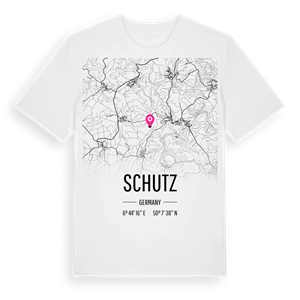 Schutz karta t-shirt – ekologisk bomull t-shirt från Pinshirt