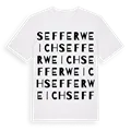 Sefferweich ordlek t-shirt