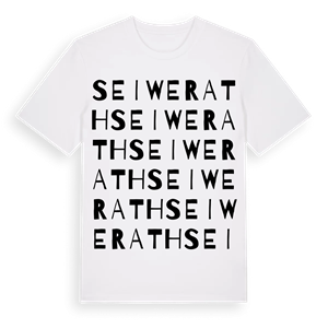 Seiwerath ordlek t-shirt – ekologisk bomull t-shirt från Pinshirt