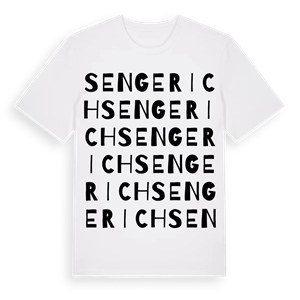 Sengerich ordlek t-shirt – ekologisk bomull t-shirt från Pinshirt