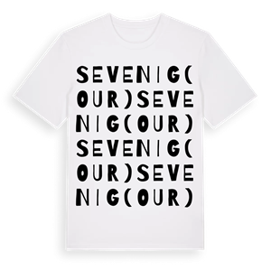 Sevenig (Our) ordlek t-shirt – ekologisk bomull t-shirt från Pinshirt