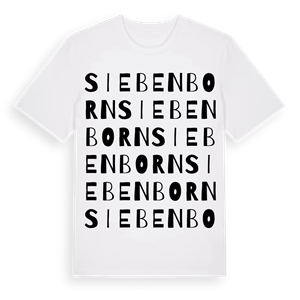 Siebenborn ordlek t-shirt – ekologisk bomull t-shirt från Pinshirt