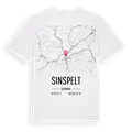 Sinspelt karta t-shirt