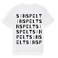 Sinspelt ordlek t-shirt