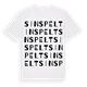 Sinspelt ordlek t-shirt
