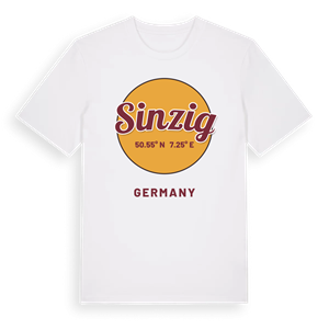 Sinzig cirkel t-shirt – ekologisk bomull t-shirt från Pinshirt