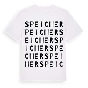 Speicher ordlek t-shirt – ekologisk bomull t-shirt från Pinshirt