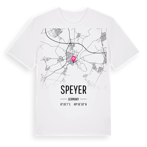 Speyer karta t-shirt – ekologisk bomull t-shirt från Pinshirt