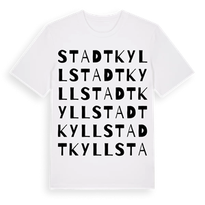 Stadtkyll ordlek t-shirt – ekologisk bomull t-shirt från Pinshirt
