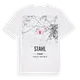 Stahl karta t-shirt