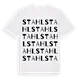 Stahl ordlek t-shirt