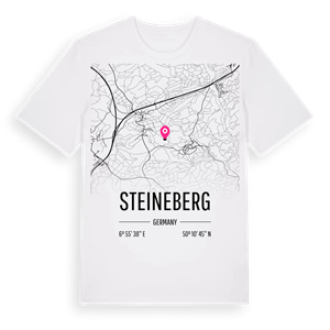 Steineberg karta t-shirt – ekologisk bomull t-shirt från Pinshirt