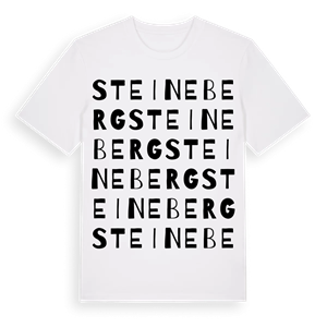 Steineberg ordlek t-shirt – ekologisk bomull t-shirt från Pinshirt