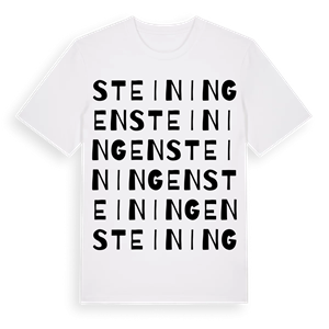Steiningen ordlek t-shirt – ekologisk bomull t-shirt från Pinshirt