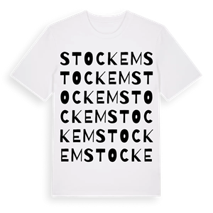 Stockem ordlek t-shirt – ekologisk bomull t-shirt från Pinshirt
