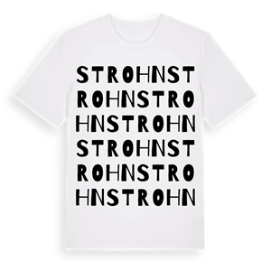 Strohn ordlek t-shirt – ekologisk bomull t-shirt från Pinshirt