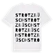 Strotzbüsch ordlek t-shirt