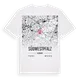 Südwestpfalz karta t-shirt