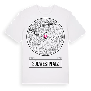 Südwestpfalz t-shirt – ekologisk bomull t-shirt från Pinshirt