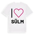 Jag älskar Sülm t-shirt stort tryck