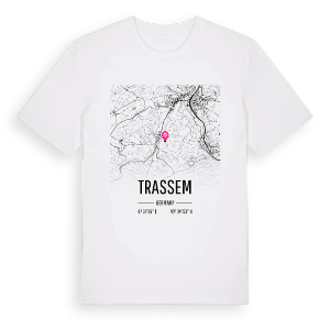 Trassem karta t-shirt – ekologisk bomull t-shirt från Pinshirt