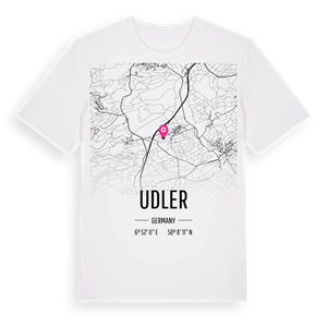 Udler karta t-shirt – ekologisk bomull t-shirt från Pinshirt