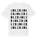 Udler ordlek t-shirt